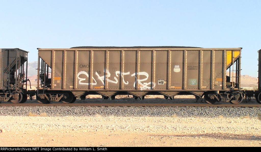 WB Loaded Coal Hooper Frt at Erie NV W-Pshr -45